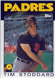 1986 Topps Baseball Cards      558     Tim Stoddard